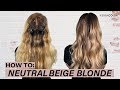 HOW TO: Neutral Beige Blonde Hair | Kenra Color