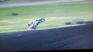 preview picture of video 'Troy Schreurs Non-wing sprint car wreck'