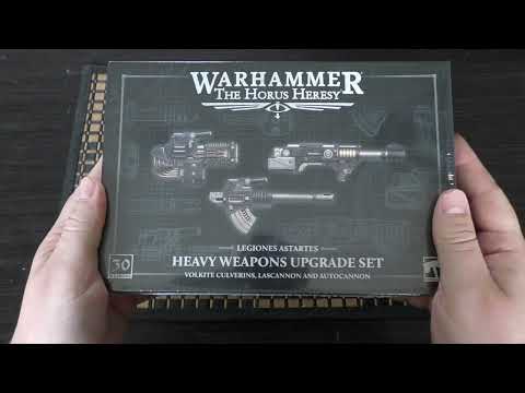 Legiones Astartes - Heavy Weapons Upgrade Set - Volkite, Lascannon & Autocannon - Unboxing (HH)