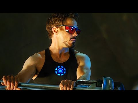 Tony Stark Creating New Element Scene - Iron-Man 2 (2010)