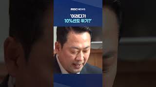'이러다가 10%선도 위기?'.. 국힘 지지율 최저 '패닉' #Shorts (MBC뉴스)