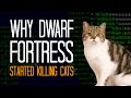 Why Dwarf Fortress started killing cats - Here's A Thing