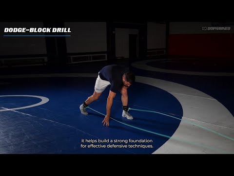 Dodge-Block Defense Drill | Practice with Ankle Straps and Dopa Resistance Band