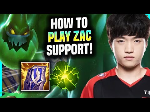 LEARN HOW TO PLAY ZAC SUPPORT LIKE A PRO! - T1 Keria Plays Zac SUPPORT vs Senna! | Season 2022