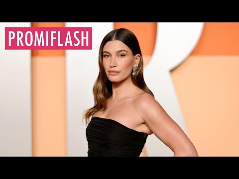 Hailey Bieber hing während der Oscar-Party vor dem Babyphone