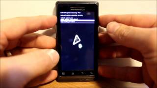 How to enter Android stock recovery on the Droid 2