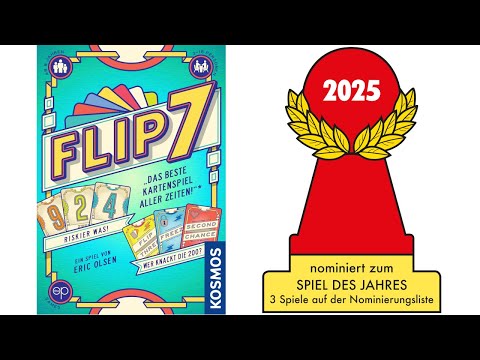Nominiert zum Spiel des Jahres: Flip 7