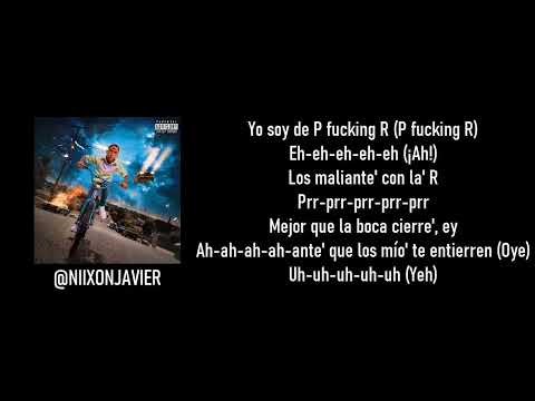 P FKN R (Letra) - Bad Bunny x Kendo Kaponi x Arcangel | YHLQMDLG