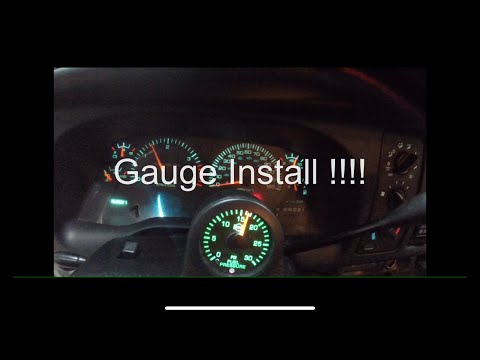 Install isspro fuel pressure gauge on 99 24v cummins!!
