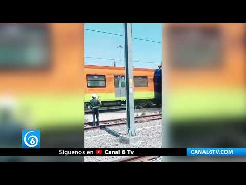 Video: Línea 12 del metro, no deja de ser controversia ahora le cae cemento a convoy