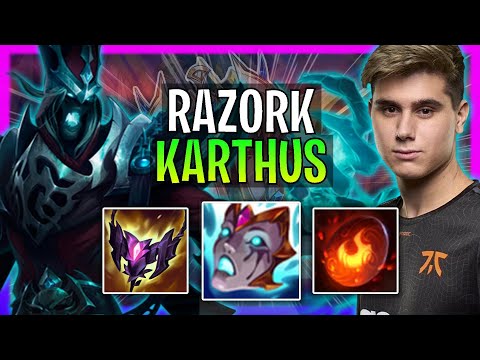 RAZORK IMPARABLE CON KARTHUS! - FNC Razork Juega Karthus Jungla vs Graves! | Season 2023