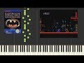 Batman (NES) - Stage 1 'Streets of Desolation' [Piano Cover Synthesia Tutorial]