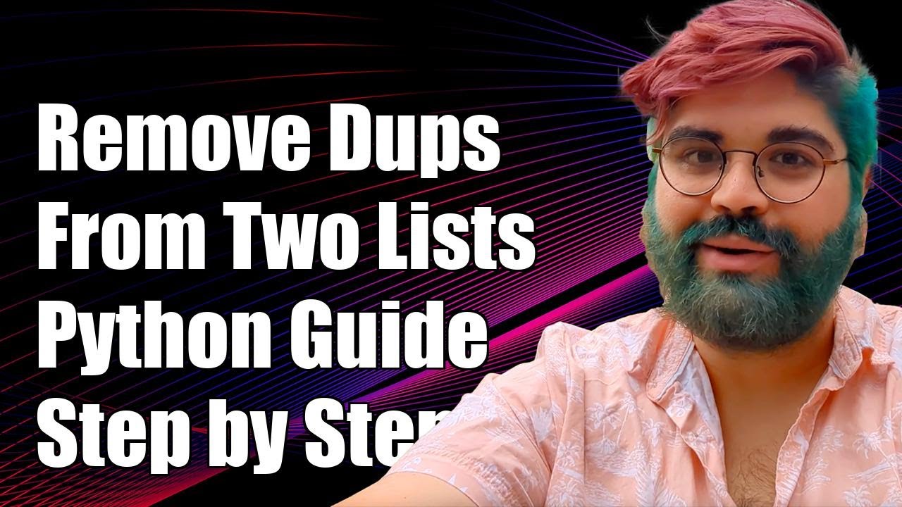 How to Remove Common Values from Two Lists in Python: A Step-by-Step Guide