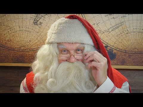 Grüße vom Weihnachtsmann vor Weihnachten für kinder 🎅 Lappland Finnland Rovaniemi Santa Claus