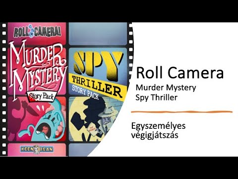 Roll Camera - Murder Mytery & Spy Thriller Story packs - Egyszemélyes végigjátszás - Robert SoloPlay