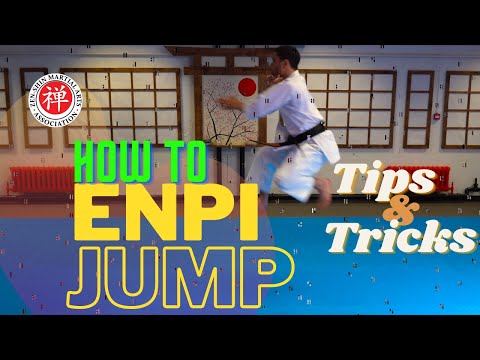 How to do the Enpi Jump - Shotokan Karate Kata Jump Training