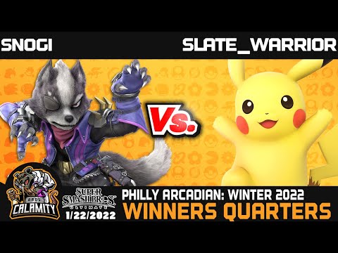 PWA 2022 Winners Quarters - snogi (Wolf) Vs. slate_warrior (Pikachu) - SSBU Tournament