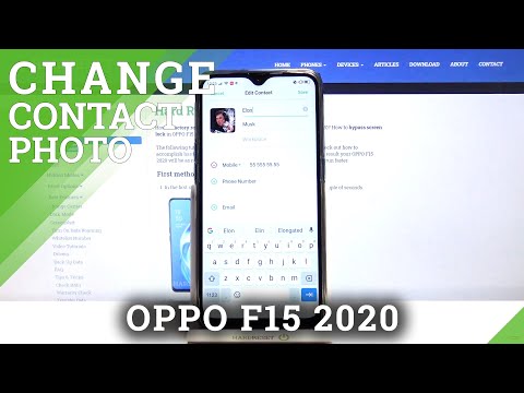 How to Add Photo to Contact in OPPO F15 2020 – Find Profile Customization Options