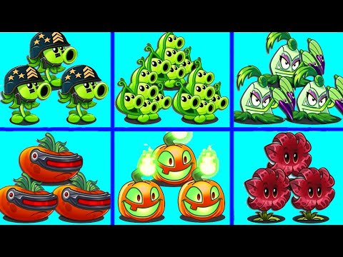 Random 6 Best Plants Battlez - Who Will Win? - PvZ 2 Team Plant Battlez