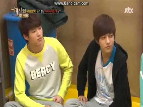 jtbc high society infinite woohyun and hoya mention krystal f(x)