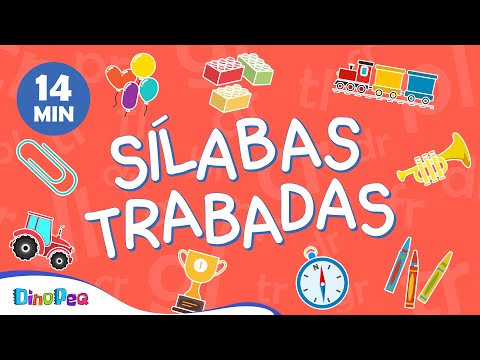 SÍLABAS TRABADAS | Vocabulario para niños | Aprende a leer | DinoPeq 🦖