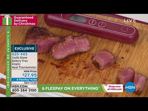 Curtis Stone BatteryFree Kinetic Meat Thermometer