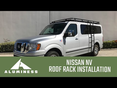 Aluminess Nissan NV Roof Rack Installation
