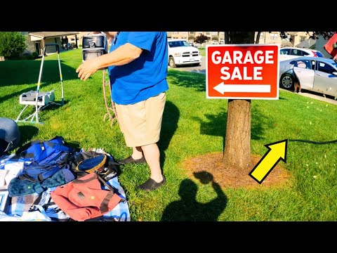 Das hätte ich wohl besser nicht bei einem Garagenflohmarkt gemacht.