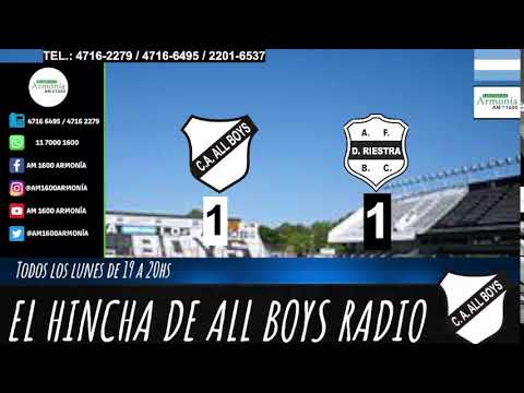 ALL VOSY VS DEPORTIVO RIESTRA  27/03/2022  TRANSMISIÓN DE ARMONÍA AM 1600 KHZ.
