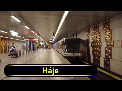 Metro Station Háje - Prague 🇨🇿 - Walkthrough 🚶