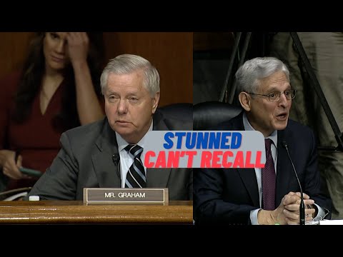 Not to come, stunned can't recall that, Graham Questions Attorney General Garland