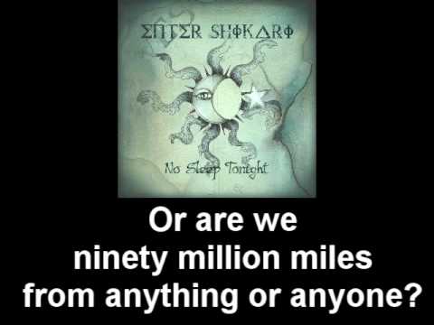 Enter Shikari - No Sleep Tonight Lyrics