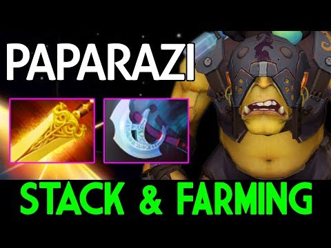PAPARAZI Dota 2 [Alchemist] Stack & Farming - 1100 GPM