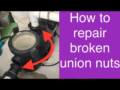How to replace broken nut on pool pump; Jandy Stealth Pump
