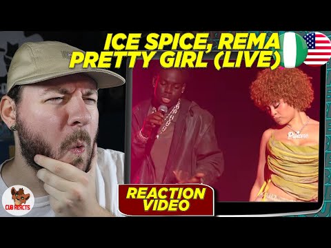 A BIG MOMENT! | Ice Spice, Rema - Pretty Girl (Live on Saturday Night Live) | CUBREACTS UK ANALYSIS