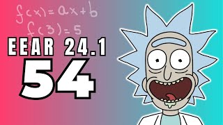 ✈EEAR 2024.1 MATEMÁTICA | Seja f(x) = ax + b uma função polinomial do 1º grau decrescente tal que...