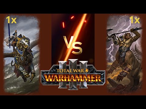 Royal Hippogryph Knights vs Chaos Monsters in Total War: Warhammer 3