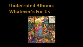 Underrated Albums #1 &quot;Whatever&#39;s For Us&quot; by Joan Armatrading