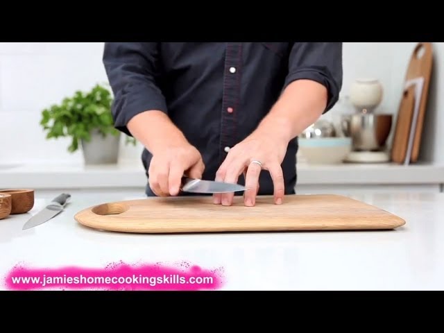 How to secure your chopping board: Jamie Oliver