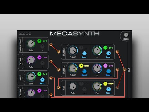 MegaSynth™ Turn your guitar into a synthesizer