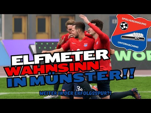 EA FC 24:UNTERHACHING KARRIERE FOLGE #3⚽ ELFMETER WAHNSINN IN MÜNSTER 😱 WEITER IN DER ERFOLGSSPUR?!