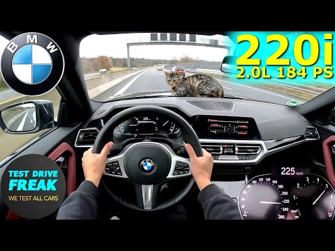 2023 BMW 220i Coupe G42 184 PS TOP SPEED AUTOBAHN DRIVE POV
