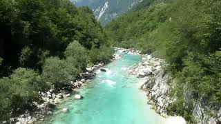 preview picture of video 'Rivière Soča en Slovénie : un endroit paradisiaque'