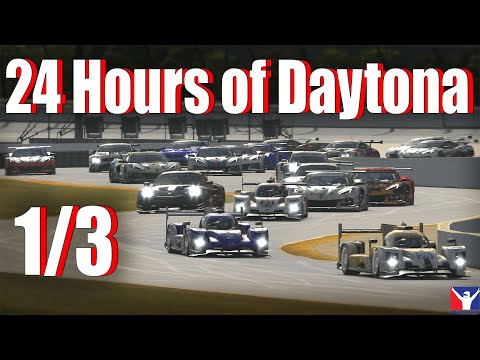 2021 iRacing 24 Hours of Daytona (Part 1 of 3) | Chevrolet Corvette C8.R GTE