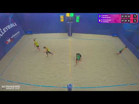 11:40 I. Horiaiev / I. Romanenko - D. Kharchenko / M. Anhelov 04.11.2022 | Winners Beach Volleyball