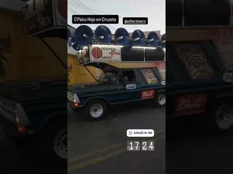 F.1000 Carro de Som Mini Trio Luciano Som Deputado Estadual Walter Alves MDB 15.678 Cruzeta-RN