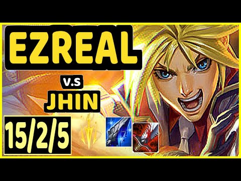 INNAXE (EZREAL) vs JHIN - QUADRAKILL 15/2/5 KDA BOTTOM ADC CHALLENGER GAMEPLAY - EUW