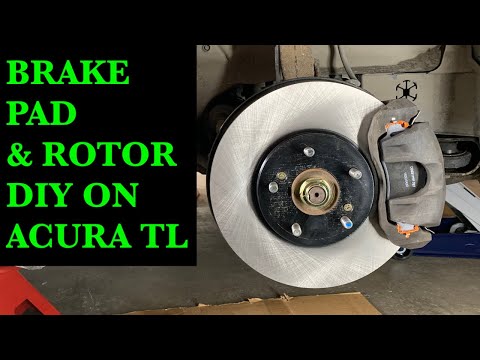 Acura TL Front Brake Pads and Rotors Replacement