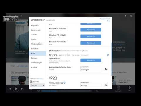 LowBeats Overview: Roon – Part 5/5 (Einstellungen)