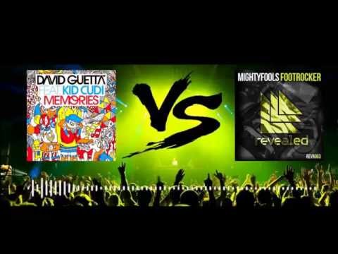David Guetta & Kid Cudi Vs Mightyfools - Memories vs FootRocker (Phenom Mashup)